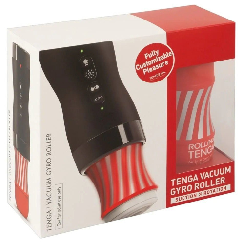 Tenga Vacuum Gyro Roller - Аккумуляторная насадка для мастурбатора, 19х8.6 см