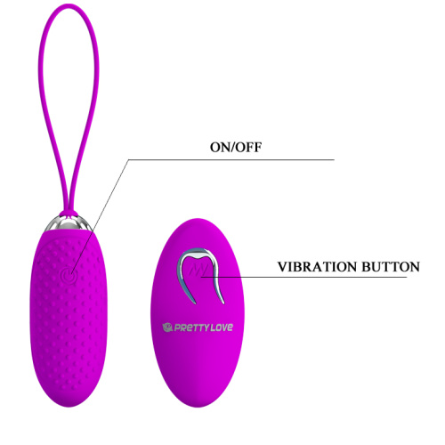 LyBaile - Pretty Love Joanna Vibrating Bullet - Виброяйцо, 8.2х2.8 см (фиолетовое)