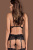 Obsessive Mixty set - кружевной эротический комплект, S/M (чёрный)