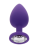 Toy Joy Medium Diamond Booty Jewel - Пробка анальная, 8х3.5 см (фиолетоввая) - sex-shop.ua