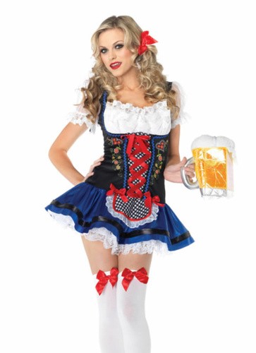Leg Avenue Flirty Frauline - игровой костюм кокетки, M/L