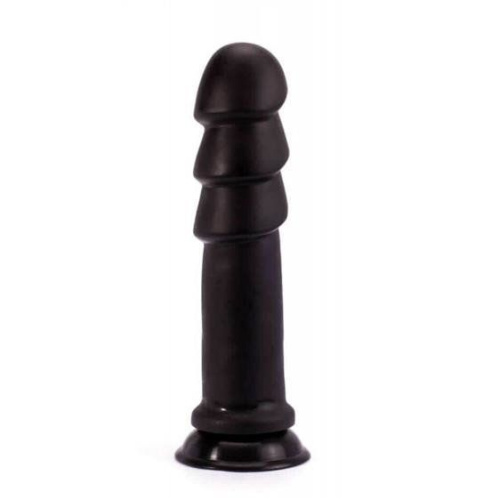 LoveToy King Sized Anal Ripples 11.25" - Анальная пробка, 28,5 см (черный) - sex-shop.ua