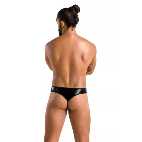 Passion - 033 THONG PAUL black - Сексуальные мужские стринги, S/M