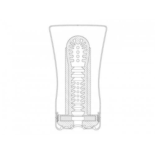 Tenga Soft Tube Cup - Мастурбатор с контролируемой плотностью сжатия, 18х7,5 см - sex-shop.ua