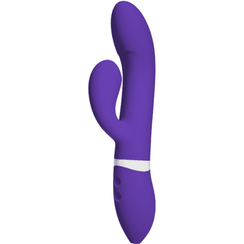 Doc Johnson iVibe Select iCome - вибратор-кролик с толстеньким клиторальным отростком, 11.5х3.8 см (фиолетовый)