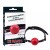 Hi-Basic Red Ball Gag - Червоний кляп у вигляді кульки, 4.5 см