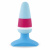 FeelzToys - Plugz Butt Plug Colors Nr. 2 - Анальна пробка, 7х3.2 см (блакитний)