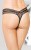 SoftLine Thongs 2439 - Женские трусики, M/L (черный)