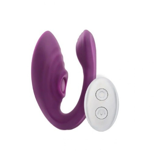 Didi Sync Passion Massager - Вибратор на пульте управления (фиолетовый) - sex-shop.ua