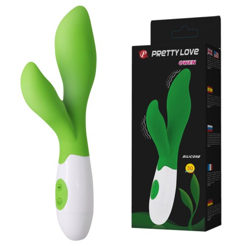Pretty Love Owen Vibrator - Вибратор, 20 см (зеленый)