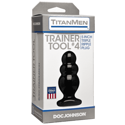Doc Johnson TitanMen Tools Trainer  No.4-анальна пробка, 11,2х5,3 см - купити в Україні | Секс шоп SEX-SHOP.ua