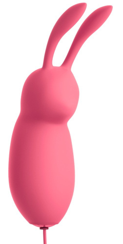 Pipedream OMG Bullet #Cute виброяйцо в форме кролика с подвижными ушками, 8.2х2.5 см
