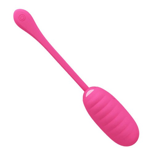LyBaile Pretty Love Kirk Pink - Рельефное виброяйцо, 19.7х3.2 см (розовый)