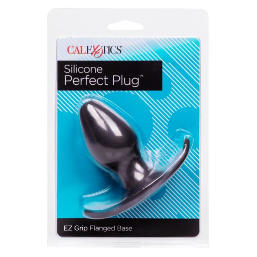 CalExotics Silicone Perfect Plug-силіконова анальна пробка, 9х4,5 см (чорний)