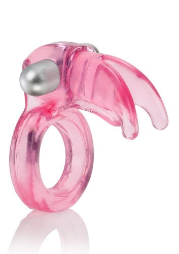CalExotics Triple Clit Flicker - віброкільце, 7х3.5 см (рожевий) - купити в Україні | Секс шоп SEX-SHOP.ua