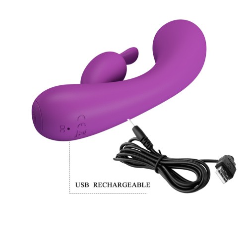 Pretty Love Grace Vibrator Purple - Вибратор с толстой головкой, 16.5х3.7 см (фиолетовый)