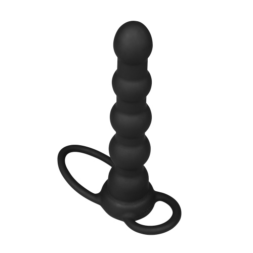 LoveToy Vibrating Rock Balled Double Prober - Насадка для подвійного проникнення, 16х3 см - купити в Україні | Секс шоп SEX-SHOP.ua