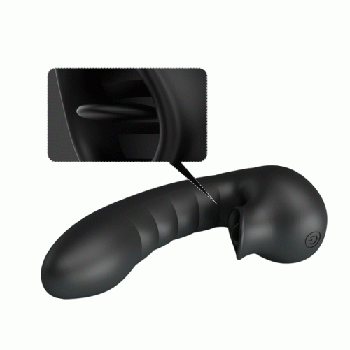 Pretty Love Hobgoblin Finger Vibrator Black - Вибронасадка на палец, 12.5х2.7 см (чёрный)