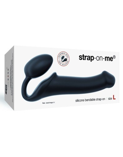 Strap-On-Me Black L - Безремневий страпон, 19х3.7 см (чорний)