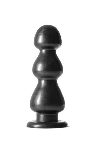 JET FIERCE CARBON METALLIC BLACK - Велика анальна пробка, 21,5 см (чорний)
