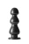 JET FIERCE CARBON METALLIC BLACK - Большая анальная пробка, 21,5 см (черный) - sex-shop.ua