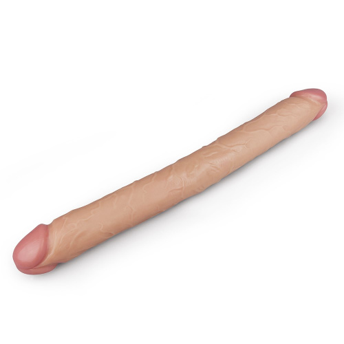 Двухсторонний фаллоимитатор LoveToy 17" King Size Realistic, 45 см