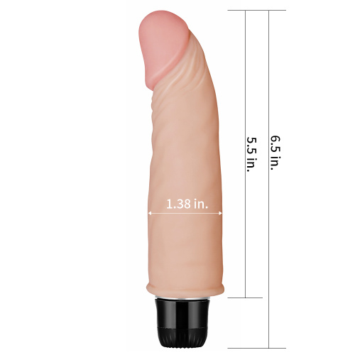 LoveToy Real Feel Vibrator 12 Flesh - Реалістичний вібратор, 17 см (тілесний) - купити в Україні | Секс шоп SEX-SHOP.ua