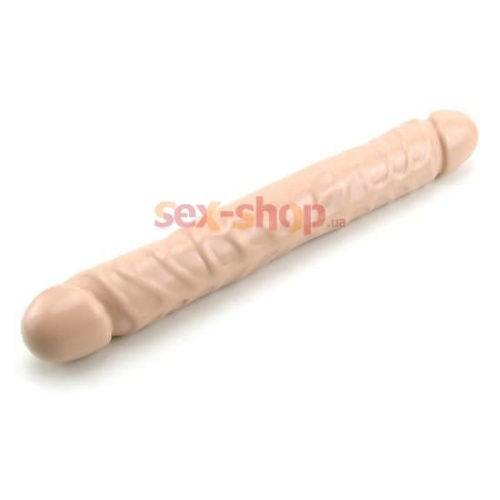 Фалоімітатор подвійний Veined Header, 30Х4 см - купити в Україні | Секс шоп SEX-SHOP.ua