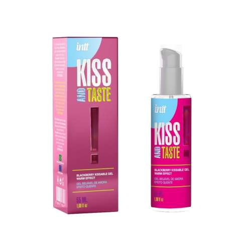 Масажний гель Intt KISS AND TASTE!, 55 мл (ожина) - купити в Україні | Секс шоп SEX-SHOP.ua