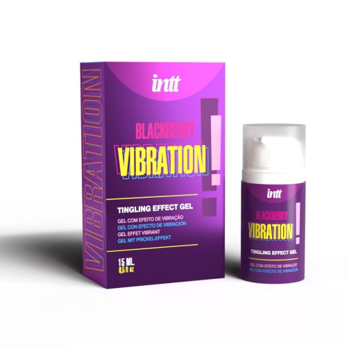 Рідкий вібратор Intt Vibration Blackberry, 15 мл (ожина) - купити в Україні | Секс шоп SEX-SHOP.ua