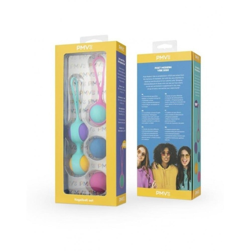 PMV20 Vita - Kegel Ball Set - Набір вагінальних кульок, (різнокольоровий)