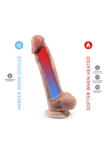 Фаллоимитатор Silexd Supreme Edition Real Skin Model 1 Size 9", 22.9 см