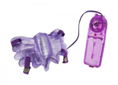 The Butterfly Bliss Variable Speed Stimulator - Стимулятор клитора с вибрацией, 7.4х11.4 см (фиолетовый) - sex-shop.ua