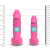 Pure Bliss Big - Крафтовое мыло-член с присоской, 18х4.2 см (розовый) - sex-shop.ua