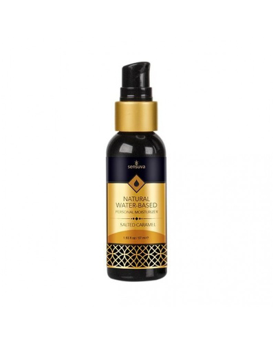 Sensuva Natural Water-Based Salted Caramel - Ароматизированная смазка на водной основе, 57 мл. (солёная карамель)