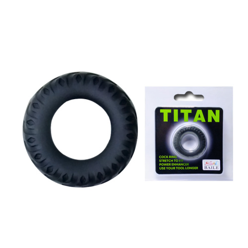 TITAN cock ring green - Эрекционное кольцо, 2 см