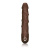 California Exotic Novelties Power Stud Rod - Вибратор, 18х4 см (коричневый)