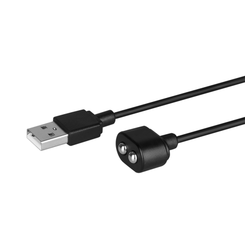 Satisfyer USB Charging Cable - магнитный USB кабель для зарядки игрушек (чёрный) - sex-shop.ua