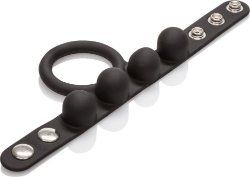 California Exotic Novelties C-Ring Ball Stretcher - Ерекційне кільце, 3,5 см (чорний) - купити в Україні | Секс шоп SEX-SHOP.ua