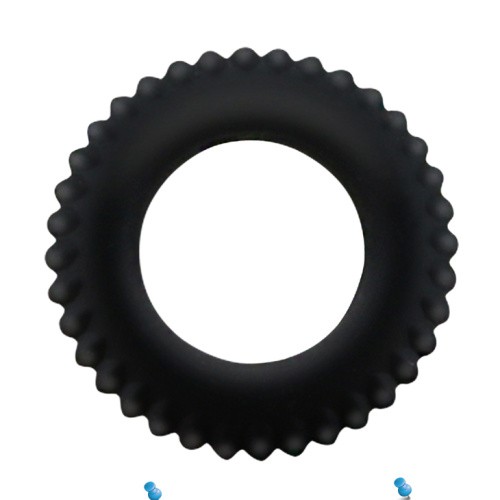 TITAN Cock Ring Blue -Эрекционное кольцо, 3,3 см (черное)
