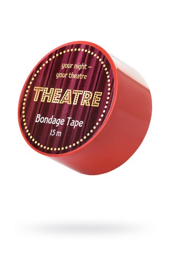 Toyfa Theatre - Бондажный скотч, 15 м (красный)