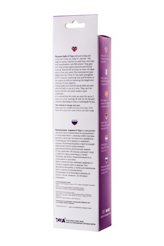 Toyfa A-Toys Hony вагинальные шарики со смещенным центром тяжести, 18.5х3,5 см