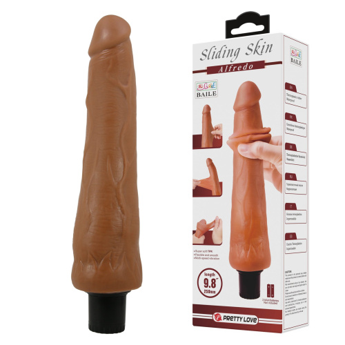 Вибратор Pretty Love Sliding Skin Alfredo 9.8", 25 см