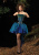 Leg Avenue LEGDX83882S - Костюм "Принцесса-Павлин" из серии DeLuxe, 5 предметов, (синий) - sex-shop.ua
