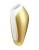 Satisfyer Love Breeze компактный вакуумный стимулятор клитора, 9.8х4 см (желтый)