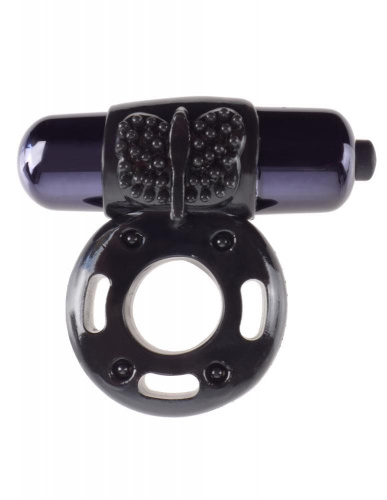Pipedream Vibrating Super Ring - виброкольцо, 5х1.5 см (черный) - sex-shop.ua