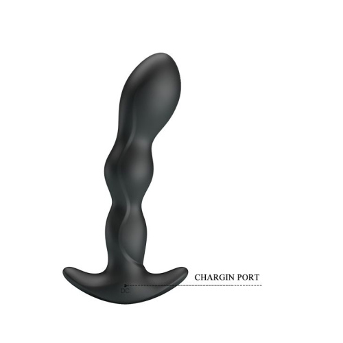 Pretty Love - Special Anal Massager - Анальная пробка с вибрацией, 13х3.3 см (чёрный)