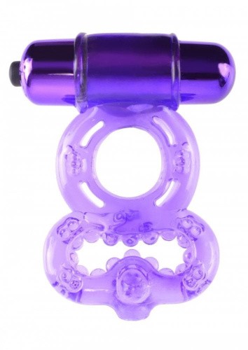 Pipedream Infinity Super Ring - виброкольцо, 10х2 см (пурпурный) - sex-shop.ua