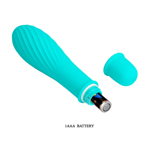 Pretty Love Solomon Vibrator Blue - Классический вибратор, 12,3х2.3см