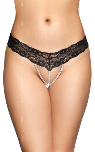 SoftLine G-String 2491 - black Женские стринги, S/M (черный)